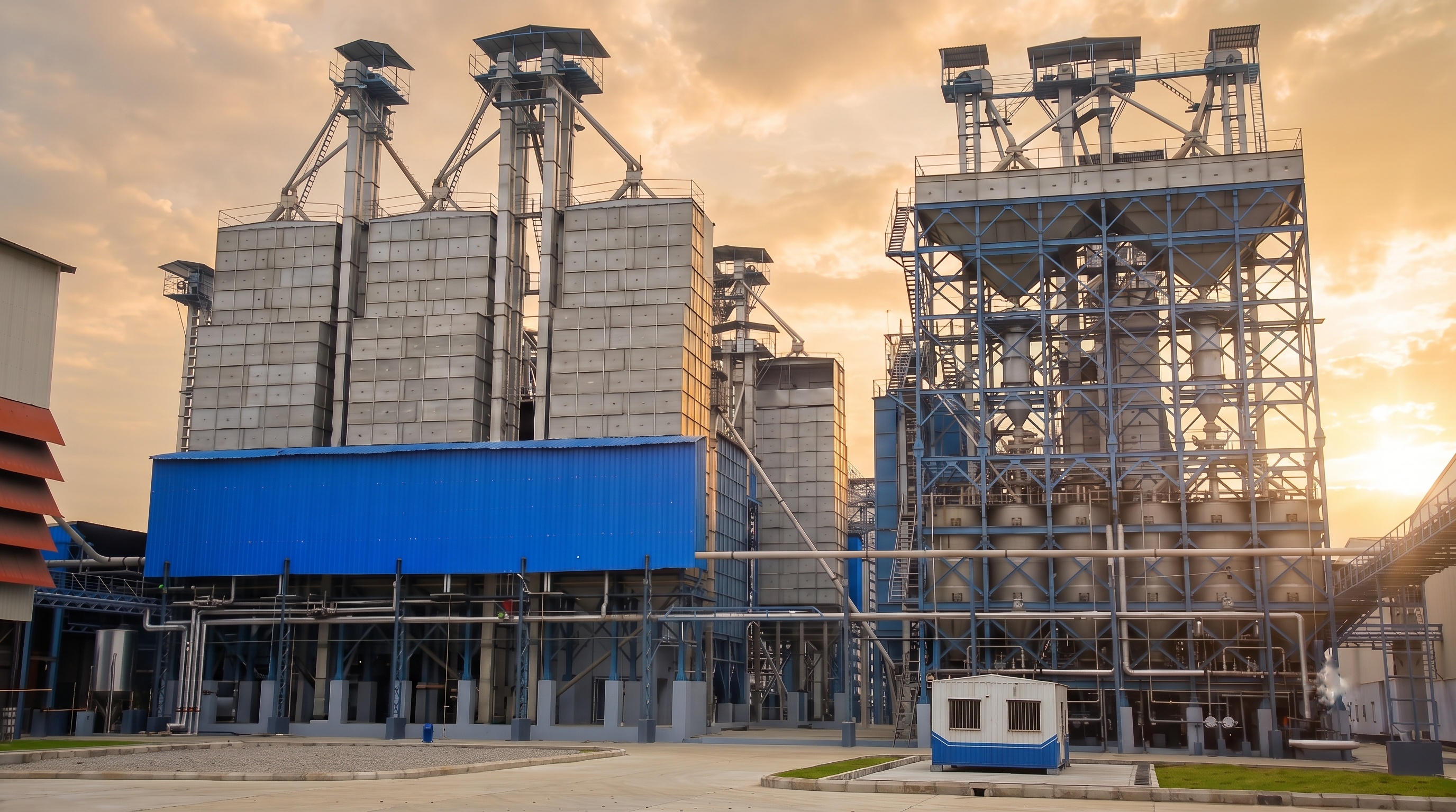 Bandaru Agrotech modern rice processing facility